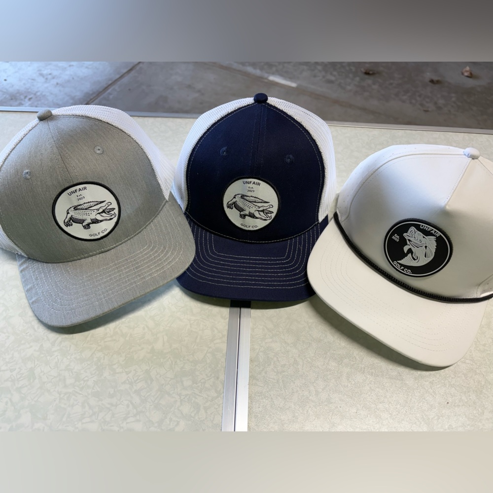 Gray, Navy, and White Trucker Hat Bundle